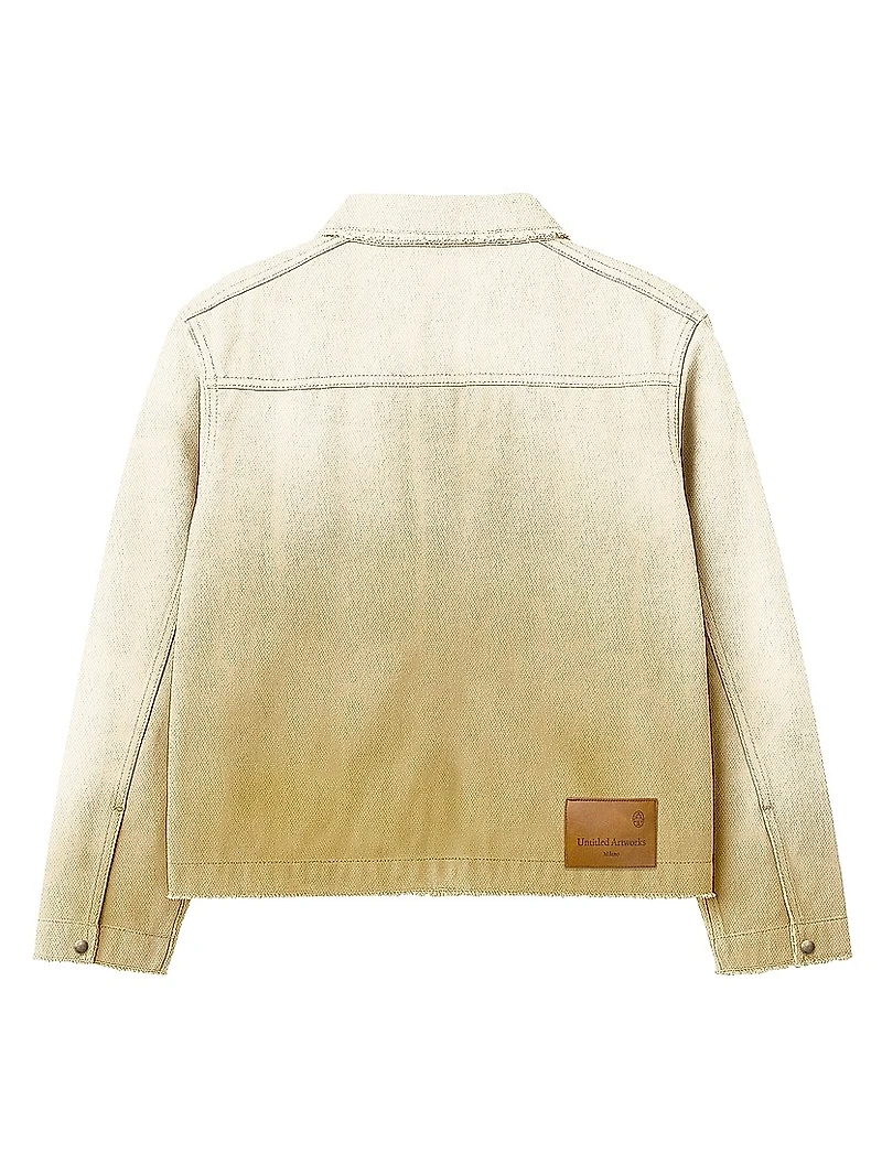 Destroy and Rebuild Cotton Oversized Workwear Jacket