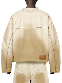 Destroy and Rebuild Cotton Oversized Workwear Jacket
