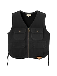 Destroy and Rebuild Cotton Cargo Vest
