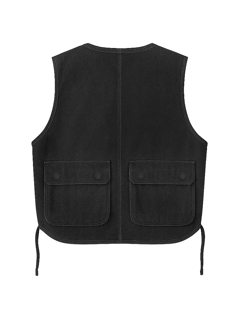 Destroy and Rebuild Cotton Cargo Vest