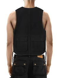 Destroy and Rebuild Cotton Cargo Vest