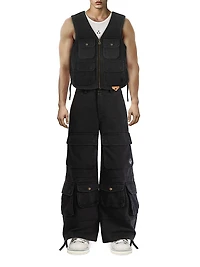 Destroy and Rebuild Cotton Cargo Vest