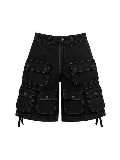 Destroy & Rebuild Oversized Cargo Shorts