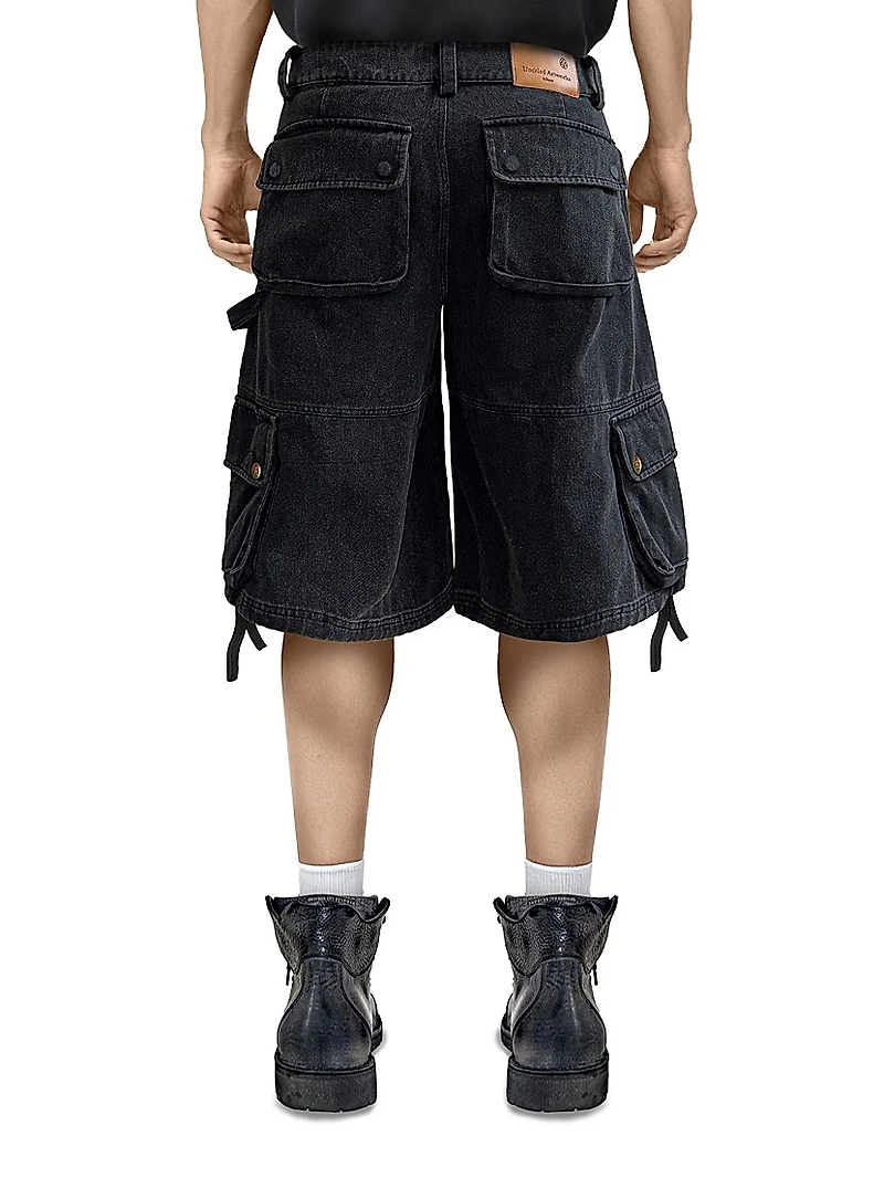 Destroy & Rebuild Oversized Cargo Shorts