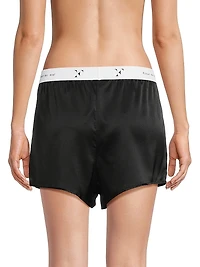 Logo Silk Boxer Trunks
