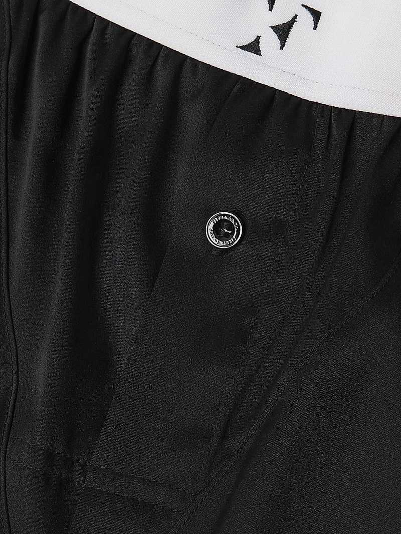 Logo Silk Boxer Trunks