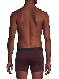 Three-Pack Logo Stretch-Cotton Boxer Set