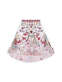Little Girl's & Girl's Faith, Luck & Justice High-Low Skirt