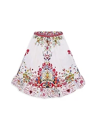 Little Girl's & Girl's Faith, Luck & Justice High-Low Skirt