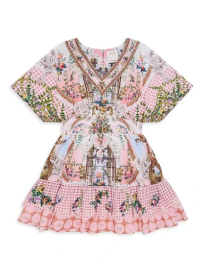 Little Girl's & Lisbon Lullaby Frill Minidress