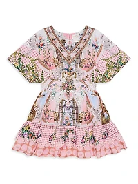 Little Girl's & Lisbon Lullaby Frill Minidress