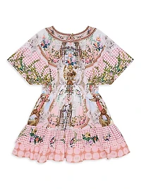 Little Girl's & Lisbon Lullaby Frill Minidress