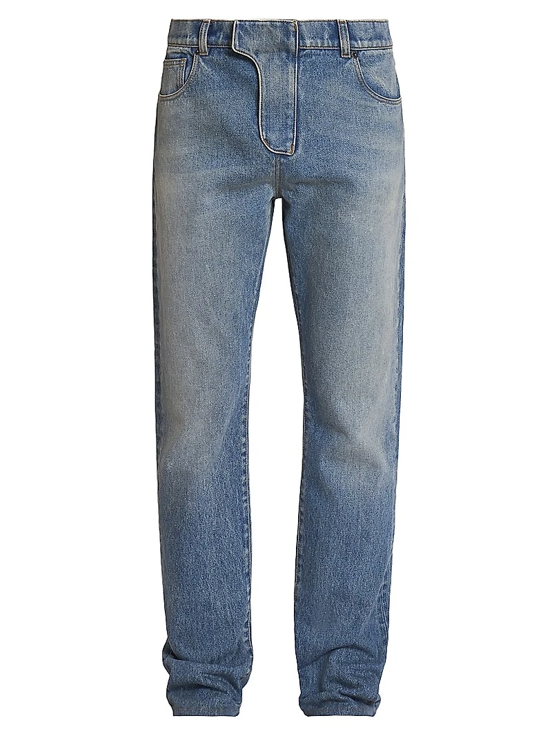 Faded Straight Jeans