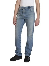 Faded Straight Jeans