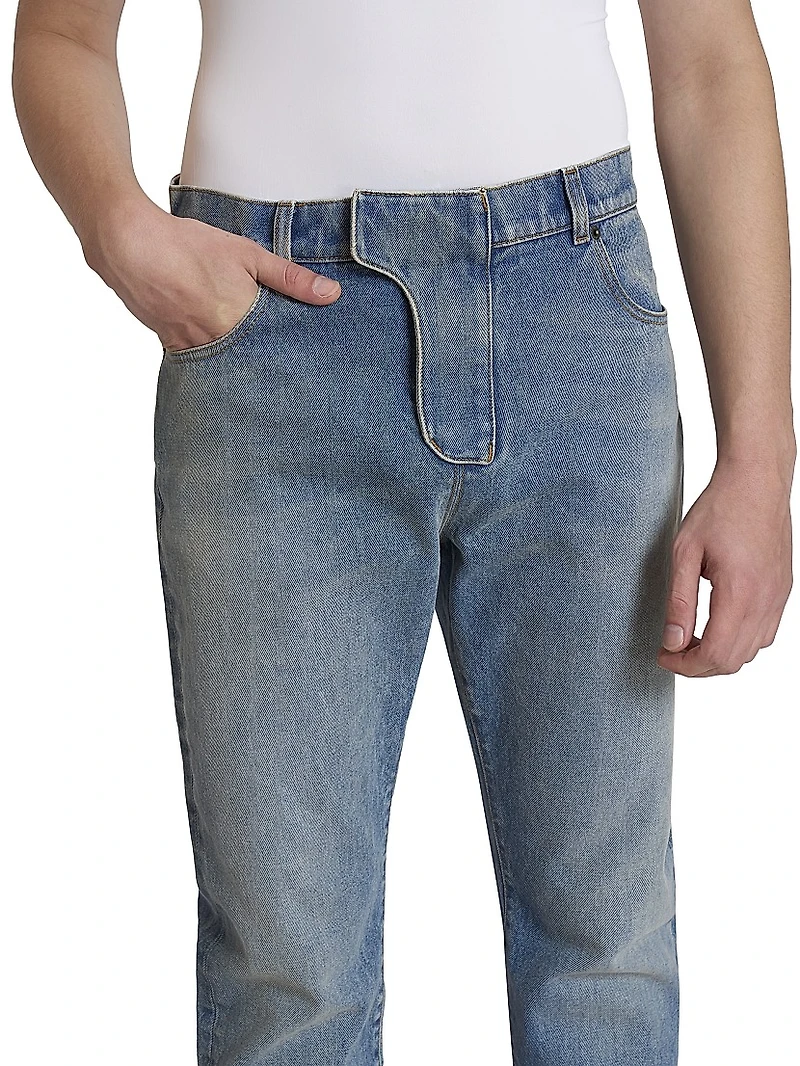 Faded Straight Jeans