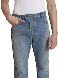 Faded Straight Jeans