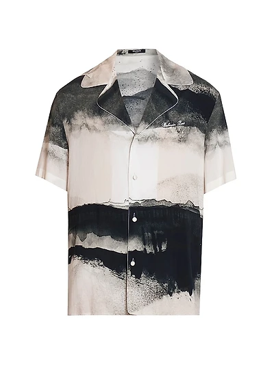 Moon Print Camp Shirt