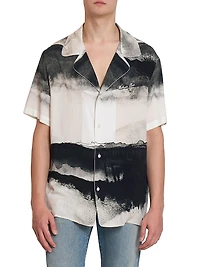 Moon Print Camp Shirt
