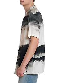 Moon Print Camp Shirt