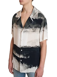 Moon Print Camp Shirt