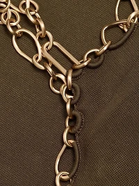 Prati Chain-Link Knit Minidress