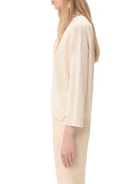 Embroidered Wool Sweater