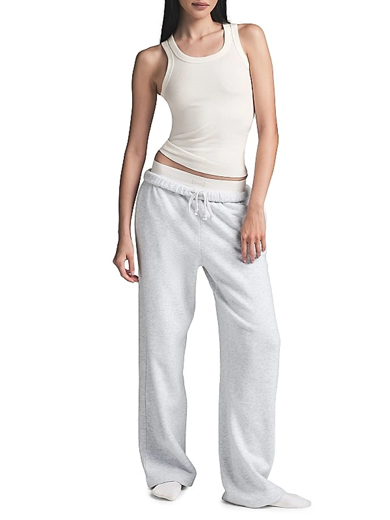 Cotton Rib Scoop Neck Tank
