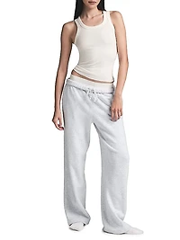 Cotton Rib Scoop Neck Tank