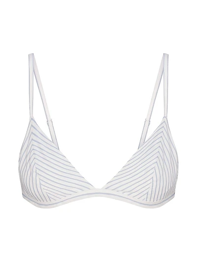 Cotton Poplin Triangle Bralette