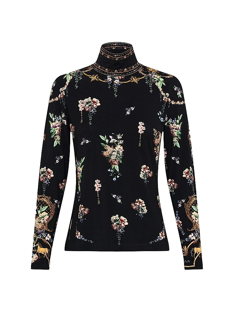 Noble Endeavours Jersey Turtleneck Top