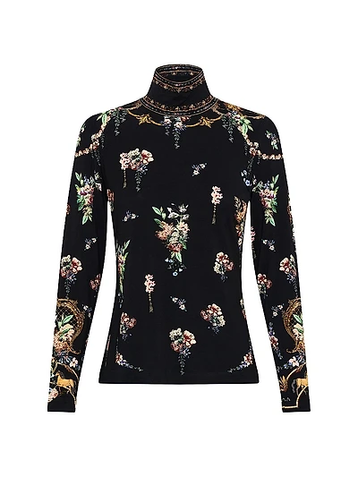 Noble Endeavours Jersey Turtleneck Top