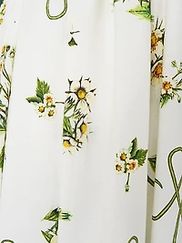 Floral Tiered Long Shirtdress