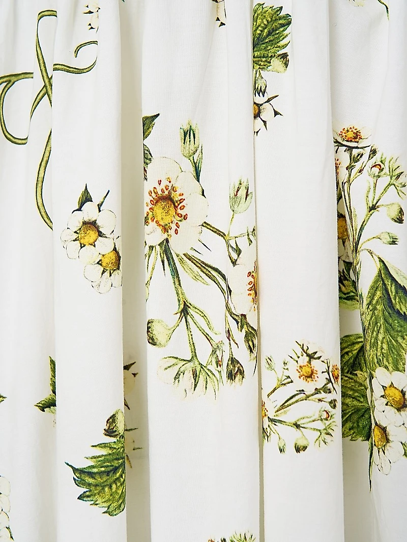 Botanical Utopia Printed Cotton Maxi Dress