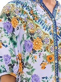 Luscious Lisbon Floral Cotton Minidress