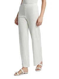 Pointelle Knit Boxer Pants