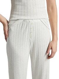 Pointelle Knit Boxer Pants