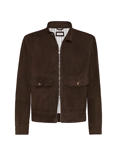 Suede Outerwear Jacket