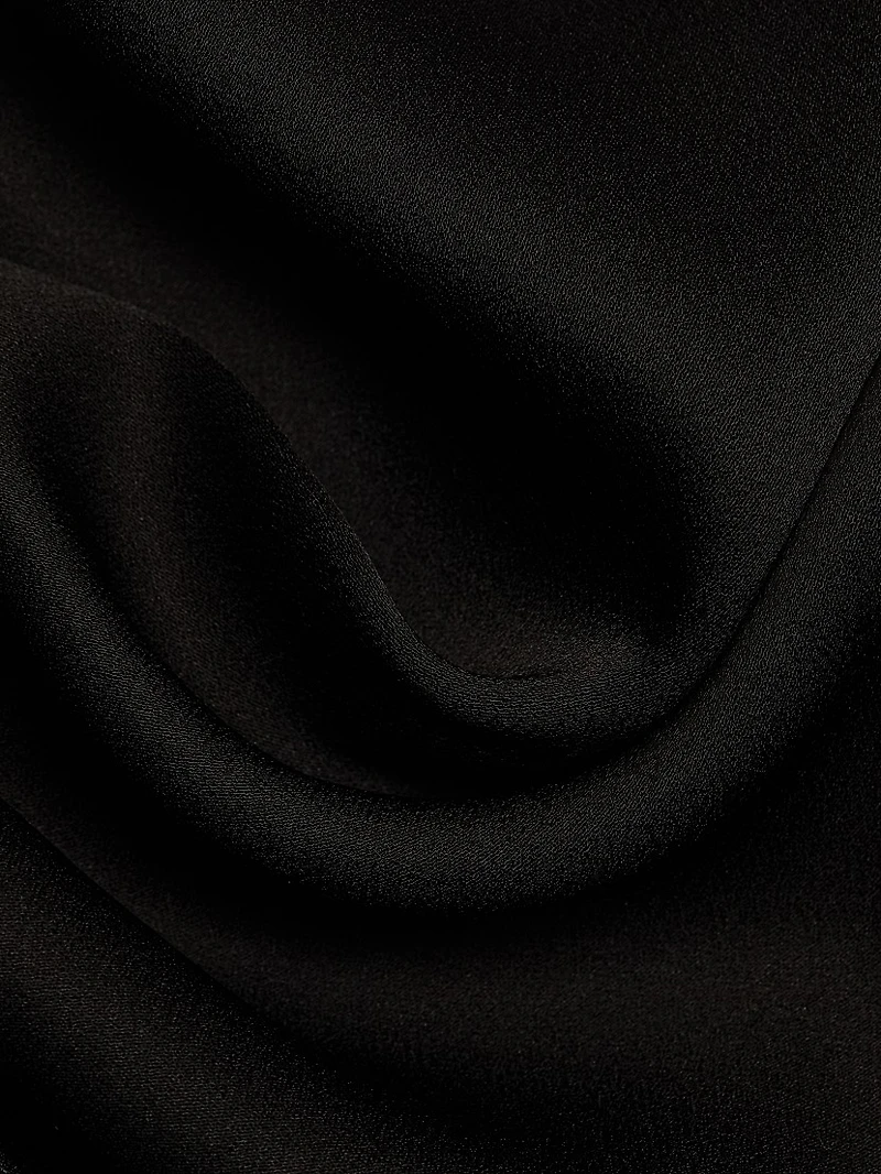 Halle Belted Asymmetric Gown