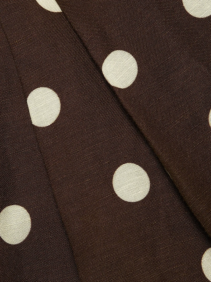 Demetra Polka Dot Fit & Flare Minidress