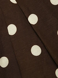 Demetra Polka Dot Fit & Flare Minidress