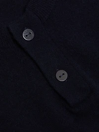 Henley Wool-Cashmere Sleeveless Top
