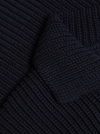 Double-Breasted Sweater Jacket