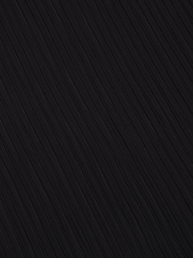 Hatching Pleats Maxi Skirt