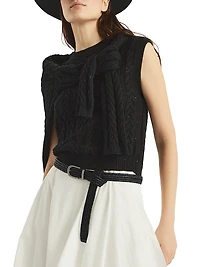 Stretch Braided Leather Belt
