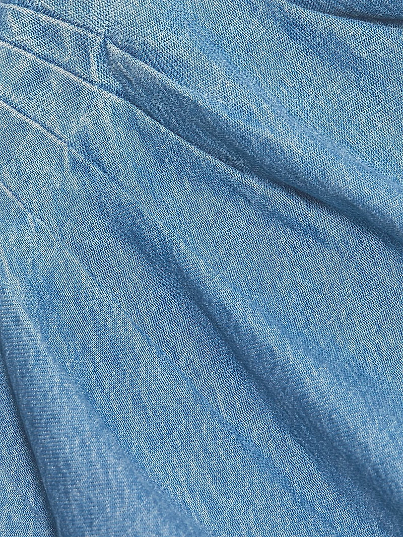 Leandra Denim Strapless Top