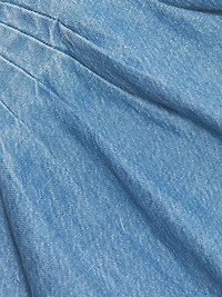 Leandra Denim Strapless Top