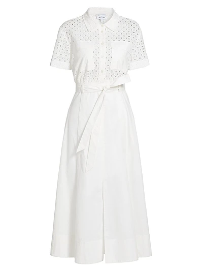 Camille Cotton Twill Midi-Dress