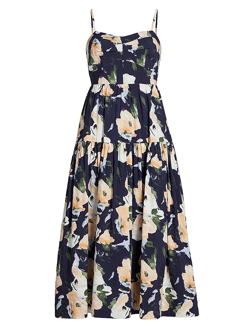 Verona Floral Midi-Dress