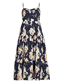 Verona Floral Midi-Dress