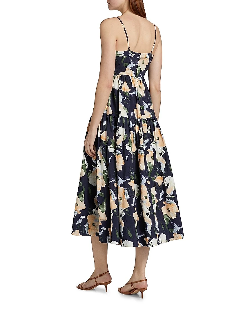 Verona Floral Midi-Dress